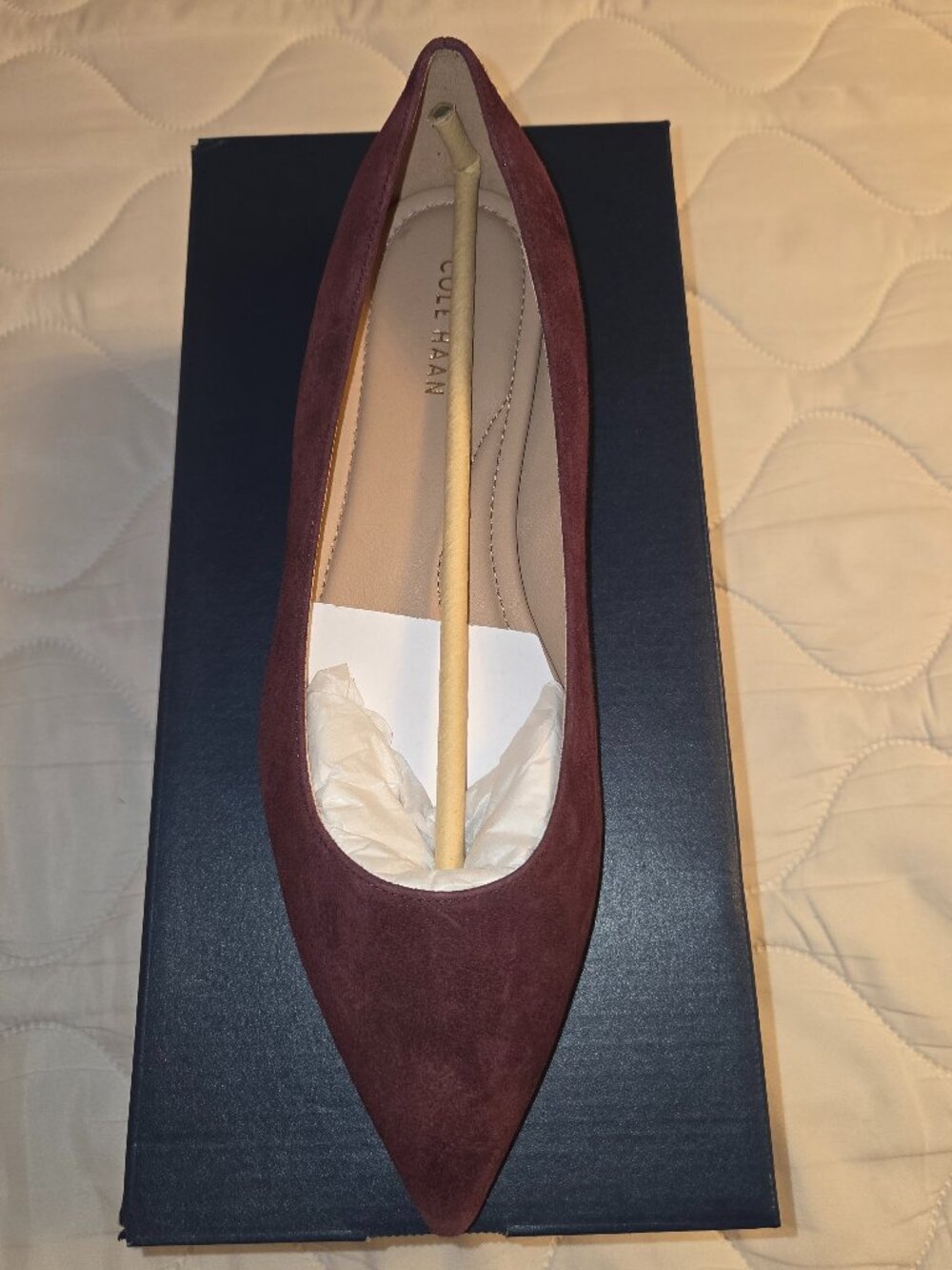 Cole Haan Grand Ambition Angelina Ballet Flats | Garnet | Size:  9.5